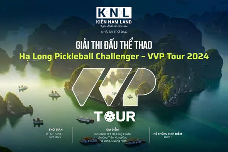 KIÊN NAM LAND: Nhà tài trợ Bạc của giải đấu “Hạ Long Pickleball Challenger 2024 – VVP Tour”